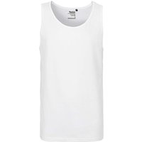 Neutral Bio-Herren-Tanktop mit Rundhalsausschnitt, weiß, Gr. S – Ansicht 1