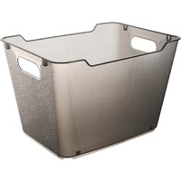 keeeper Aufbewahrungsbox "Lotta" 40 x 28 x 25 cm, 20 l, grau – Ansicht 1