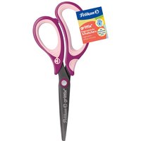 Pelikan Ergonomische Schulschere "griffix" sweet berry, für Rechtshänder*innen,spitz,15 cm