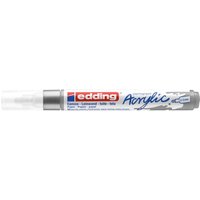 edding Acrylmarker "Acrylic 5100" Rundspitze mittel, silber