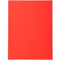 5 x 100 Exacompta Aktendeckel "Forever", 220 g/m², DIN A4, rot