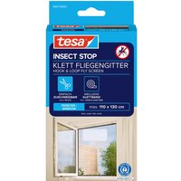 tesa Fliegengitter "Standard" für Fenster 110 x 130 cm, weiß