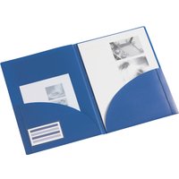 Angebotsmappe für A4 blau PP – Ansicht 1