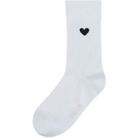 MELA Bio-Socken 'Black Heart', gerippt, Gr. 39/42