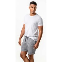 Living Crafts Bio-Herren-Short "ARLON" mit Seitentaschen, grey melange, Gr. XL