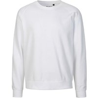 Neutral Bio-Unisex-Sweatshirt mit Rundhalsausschnitt, weiß, Gr. S