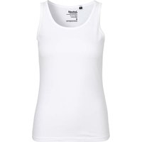 Neutral Bio-Damen-Tanktop mit Rundhalsausschnitt, weiß, Gr. L – Ansicht 1