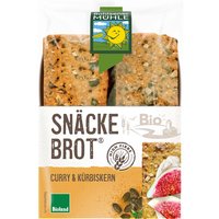 Bohlsener Mühle Bio-Snäckebrot Curry und Kürbiskern, 200 g