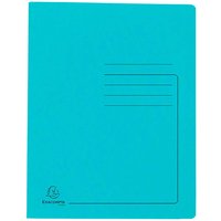 25 Exacompta Schnellhefter aus Colorspan-Karton, 355 g/m², DIN A4, türkis – Ansicht 1