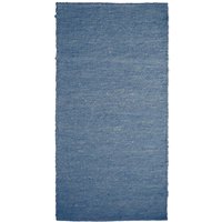 Schurwollteppich "Granada" 90 x 180 cm, dunkelblau – Ansicht 1
