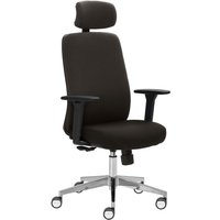 Bürodrehstuhl "2229" mit Armlehnen, dunkelgrau