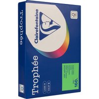 250 Blatt Clairfontaine Farbiges Kopierpapier "Trophee" 160 g/m², DIN A4, maigrün – Ansicht 1