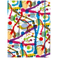 Sammelmappe "Abstrakt", DIN A4, mit Gummizug, 3 Einschlagklappen, Recyclingkarton 500 g/m²