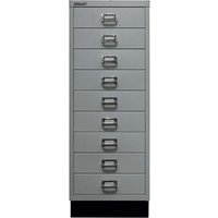 BISLEY Schubladenschrank "MultiDrawer" DIN A3 mit 9 Schubladen silber