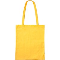 Baumwoll-Tragetaschen,gelb 38x42 cm mit zwei langen Henkeln