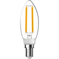 energetic LED-Lampe, A-Class, C35, 2,3W, E14, 485 lm, 2700K, klar