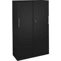 Schiebetürenschrank "CONTACT", Höhe 163,5 cm (BxT) 100 x 43,5, schwarz