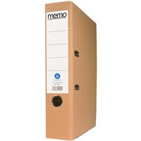 memo Aktenordner DIN A4 naturbraun 7,5 cm