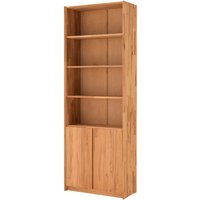 Regalschrank "buxing 3.0." mit 2 kurzen Türen, B 80 x T 36 x H 222 cm, Kernbuche – Ansicht 1