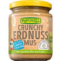 RAPUNZEL Bio-Erdnussmus mit Salz 'Chrunchy', 250 g