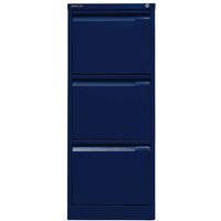 Bisley Hängeregistraturschrank oxfordbl. 3 Schubladen 1-bahnig – Ansicht 1