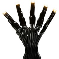 Konstsmide LED-Lichterkette Micro, 100 Dioden warmweiß, Kabel schwarz