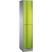 Schließfachschrank 1 Turm lg/gr 2er – Ansicht 1