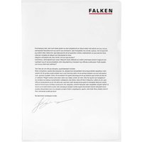 FALKEN Aktensichthüllen genarbt, DIN A4, 120µ, 100 Stk. – Ansicht 1