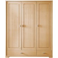 Kleiderschrank "VITA" 3-türig, B147xT52xH178 cm, Kiefer geb./geölt