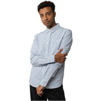 MELA Bio-Herren-Hemd "AJAY" blue stripes, Gr. S