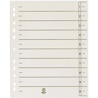 50 Trennblätter grau, 230 g/m²
