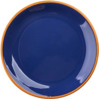 tranquillo Teller "COLOURI" aus Steinzeug, Ø 20,5 cm, blau