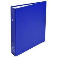 20 Exacompta Ringbücher aus festem Karton, DIN A5, 2 Ringe 30 mm, RB 40 mm, blau – Ansicht 1