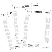 DURABLE Einsteckschilder 'Badgemaker' für Tischnamensschilder 61 x 210 mm, 20 Stk. – Ansicht 1