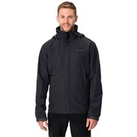 VAUDE Herren-Outdoorjacke 'Escape Light Jacket' mit sep. Kragen, schwarz, Gr. XL