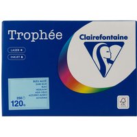 250 Blatt Clairfontaine Farbiges Kopierpapier 'Trophee' 120 g/m², DIN A4, blau – Ansicht 1
