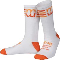 memo Tennissocken "Laufen für eine nachhaltige Erde" aus Bio-Baumwolle, weiß, Gr. 42-46