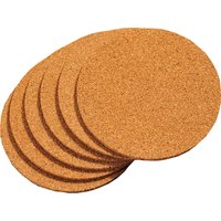 KESPER 6er-Pack Getränkeuntersetzer aus Kork, Ø 10 cm – Ansicht 1