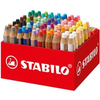 STABILO Multitalentstift 'woody' 3 in 1 Box XL, 76 Stk. in 24 Farben + 4 Spitzer