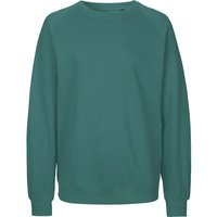 Neutral Bio-Unisex-Sweatshirt mit Rundhalsausschnitt, teal, Gr. L