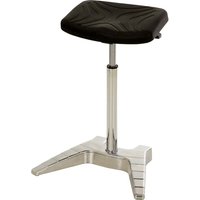 Stehhilfe mit ergonomischem Sitz und Griff, schwarz, höhenverstellbar von 70 - 88 cm – Ansicht 1