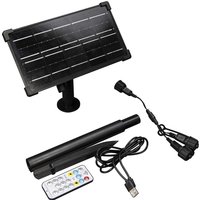 Konstsmide Solarpanel mit Akku, für Lichterketten, medium