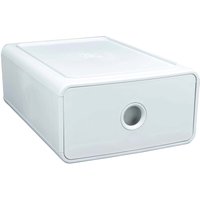 Exacompta Ablagemodul "Tiny Box AutentiK" DIN A5+, 1 stapelbare SL, weiß – Ansicht 1