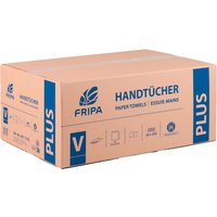 Fripa 5000 Papierhandtücher 25 x 23 cm, 1-lagig, natur, V-Falz