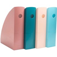 4 Exacompta Stehsammler MAG-CUBE "Skandi", DIN A4+, farbig sortiert – Ansicht 1