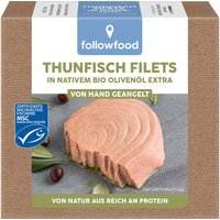 followfood Thunfisch-Filets in Bio-Olivenöl, 160 g