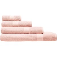 Cotonea Frottier Handtuch 50 x 100 cm, Bio-Baumwolle, rouge