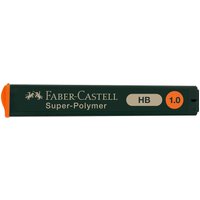 12 Faber-Castell Ersatzmine für Druckbleistifte 'Super-Polymer' 1 mm HB