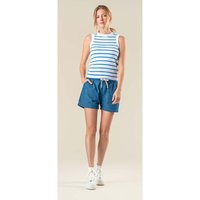 Living Crafts Bio-Damen-Relax-Shorts "REEZA" im Denim-Stil, denim blue, Gr. 42 – Ansicht 1