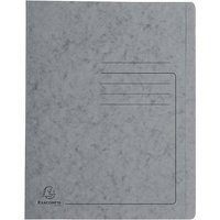 25 Exacompta Schnellhefter aus Colorspan-Karton, 355 g/m², DIN A4, grau